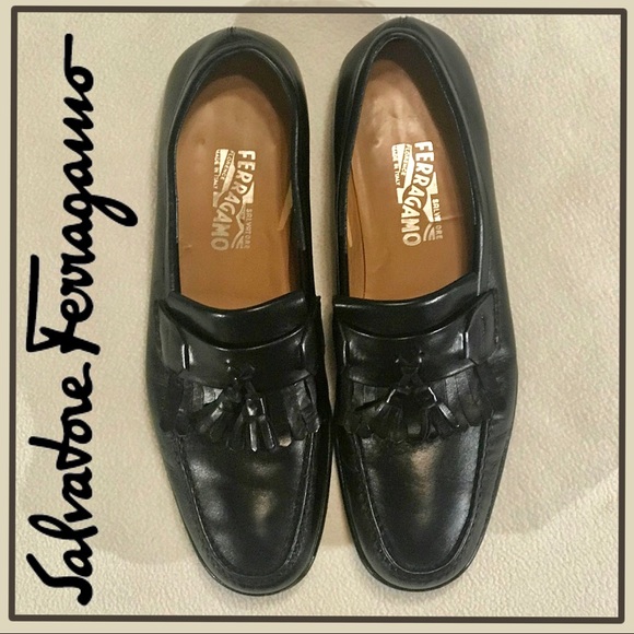 🎉Authentic Ferragamo Men’s VTG Tassel Kiltie Loafer - Picture 2 of 8